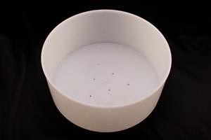 Osteform uden låg til brie og andre skimmeloste. D 21 cm. H9 cm